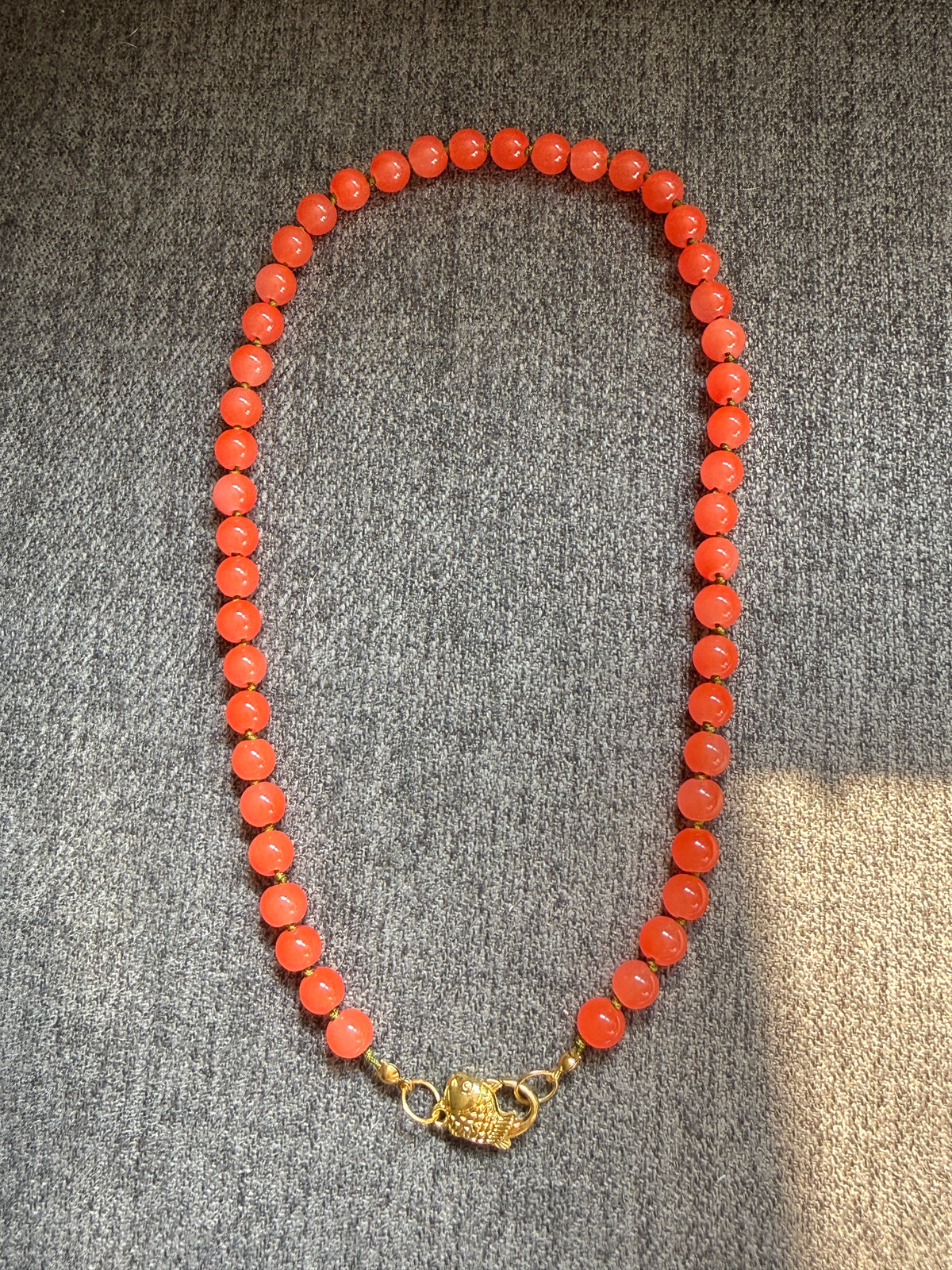 Aperol Spritz Necklace