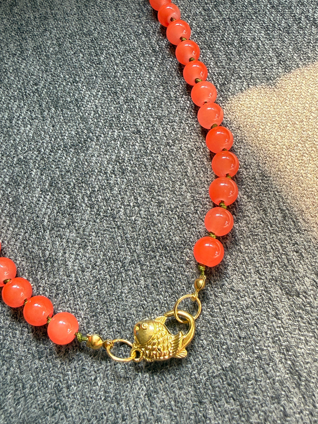 Aperol Spritz Necklace