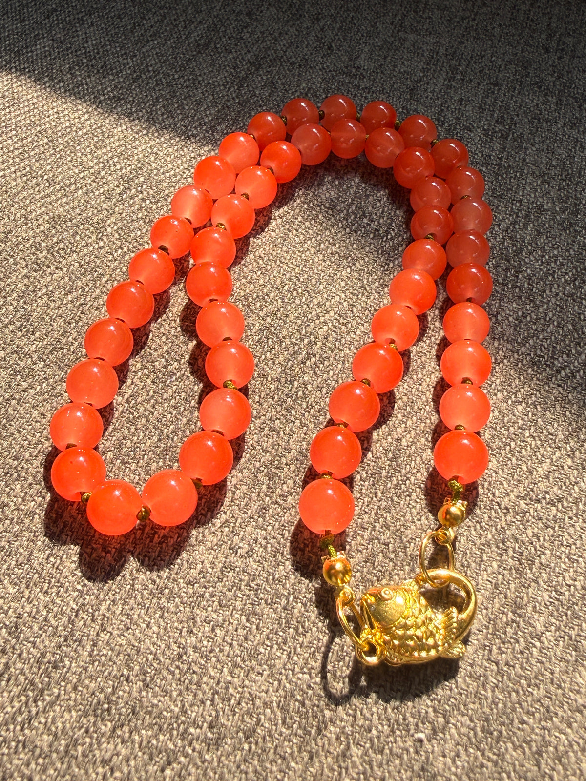 Aperol Spritz Necklace