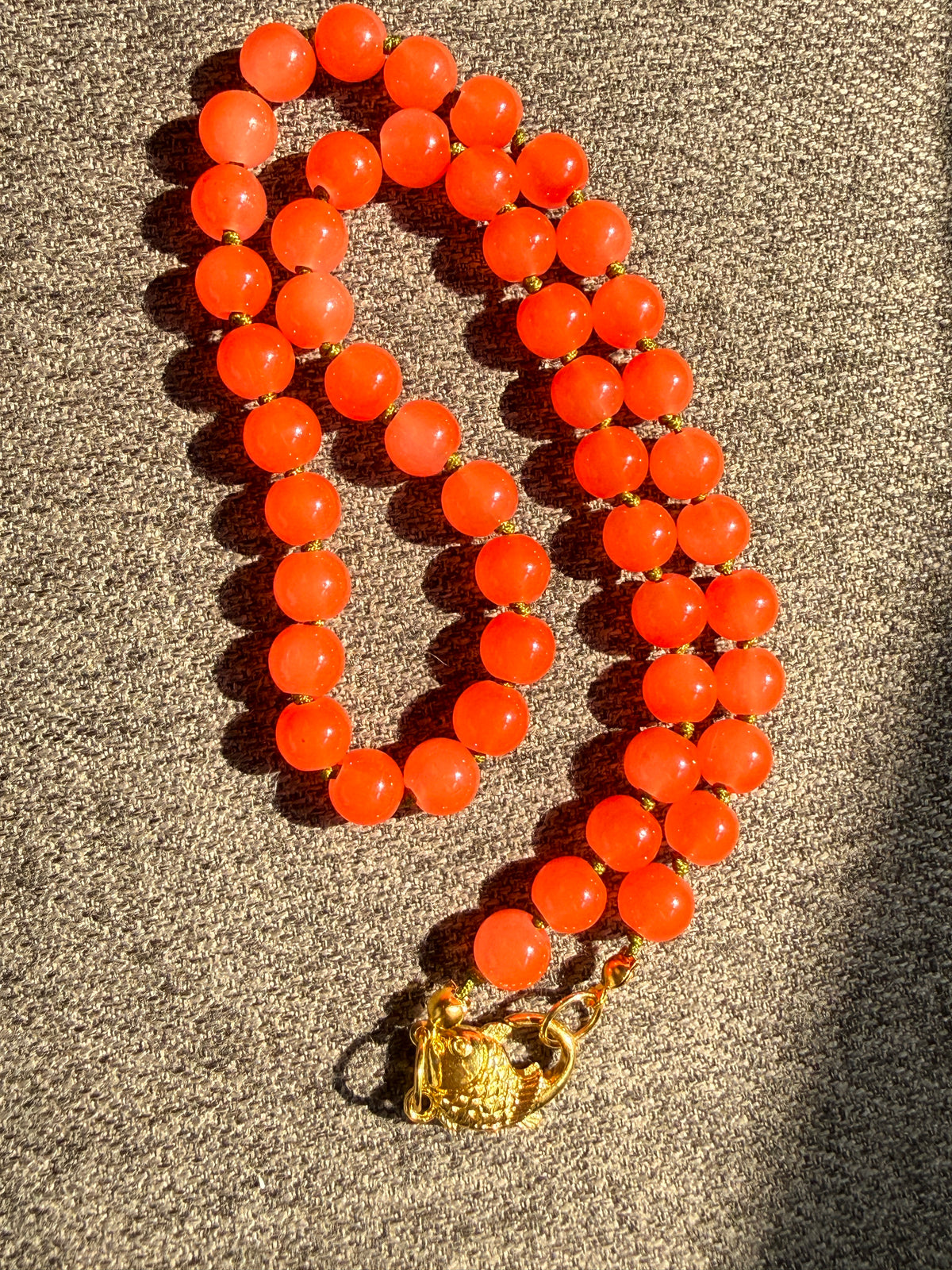 Aperol Spritz Necklace