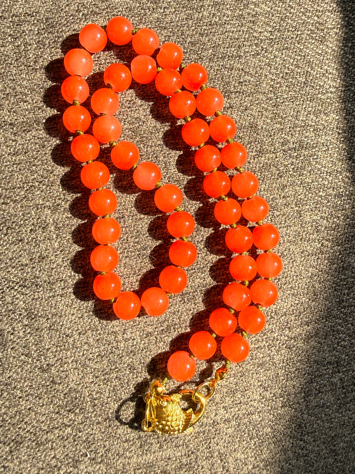 Aperol Spritz Necklace